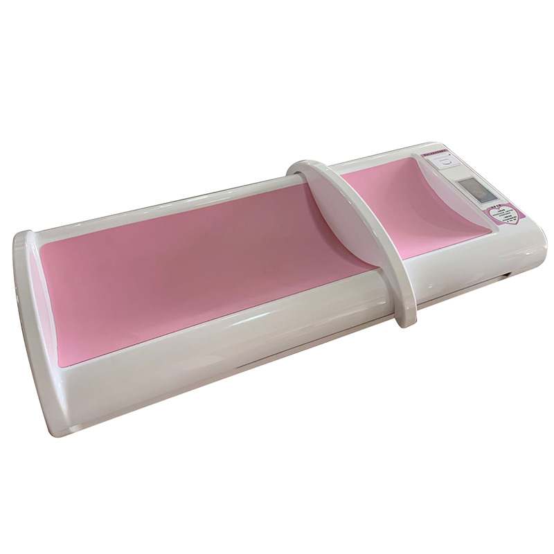 Ultrasonic electronic infant measuring bed